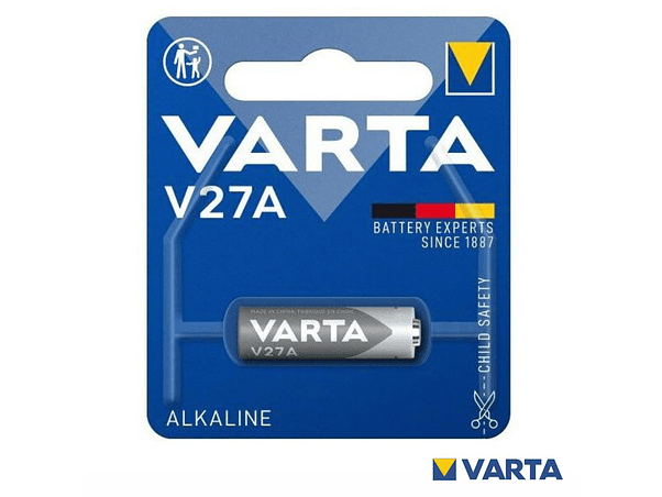 PILHA ALCALINA A27/LR27A 12V BLISTER VARTA 1