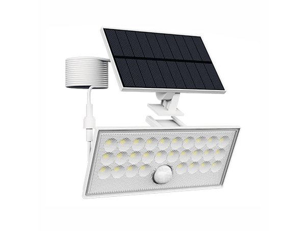 KIT FOCO LED COM PAINEL SOLAR 60W 6500K 1708LM 1