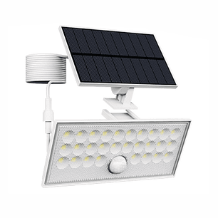 KIT FOCO LED COM PAINEL SOLAR 60W 6500K 1708LM