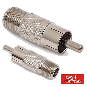 FICHA ADAPTADORA RCA MACHO / F FÊMEA