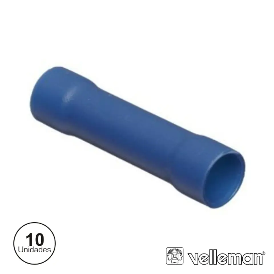 TERMINAL REDONDO ISOLADO 10X AZUL VELLEMAN 1