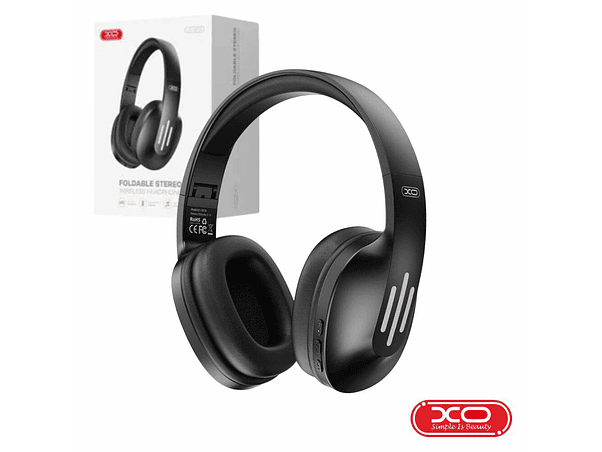 AUSCULTADORES SEM FIOS STEREO AUX FM BLUETOOTH 5.0 PRETO XO 1