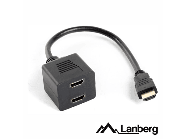 ADAPTADOR HDMI 1 ENTRADA 2 SAÍDAS LANBERG 1