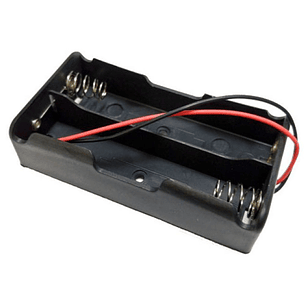 SUPORTE PARA 2 PILHAS 18650