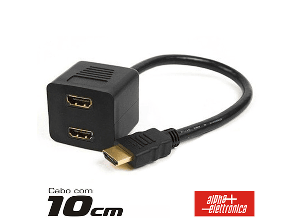 ADAPTADOR HDMI 1 ENTRADA 2 SAÍDAS 1