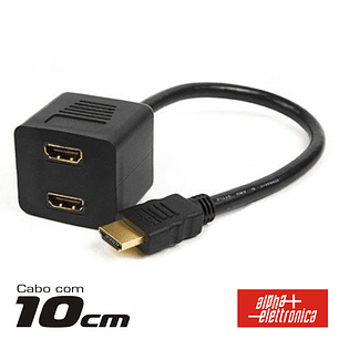 ADAPTADOR HDMI 1 ENTRADA 2 SAÍDAS