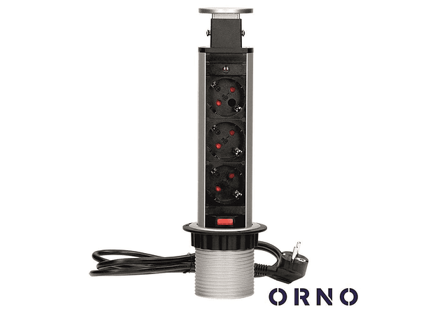 TOMADA ELÉTRICA COM 3 SAÍDAS PARA SECRETÁRIA ORNO 1