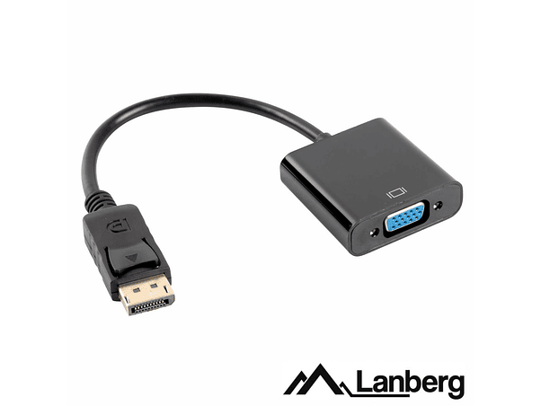 ADAPTADOR DISPLAYPORT MACHO / VGA FÊMEA LANBERG 1