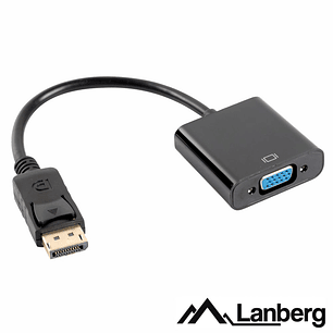 ADAPTADOR DISPLAYPORT MACHO / VGA FÊMEA LANBERG