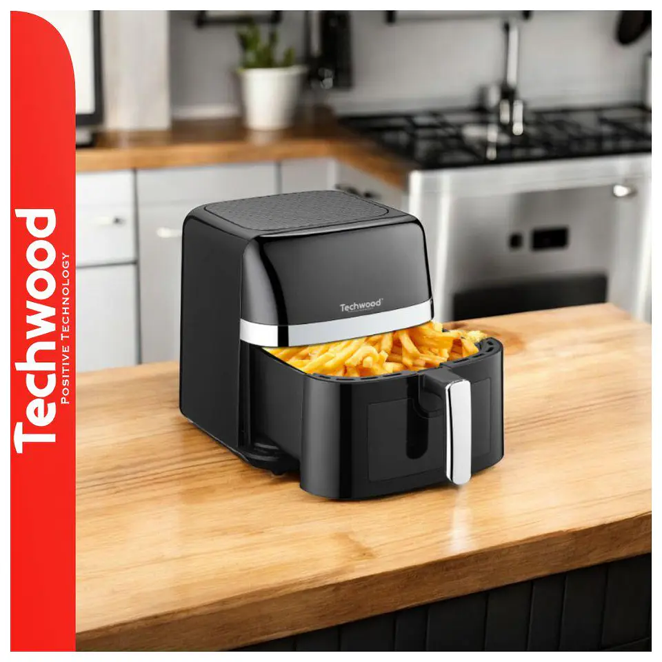 Fritadeira Elétrica S/ Óleo 1700W 8L~2kg TECHWOOD 3