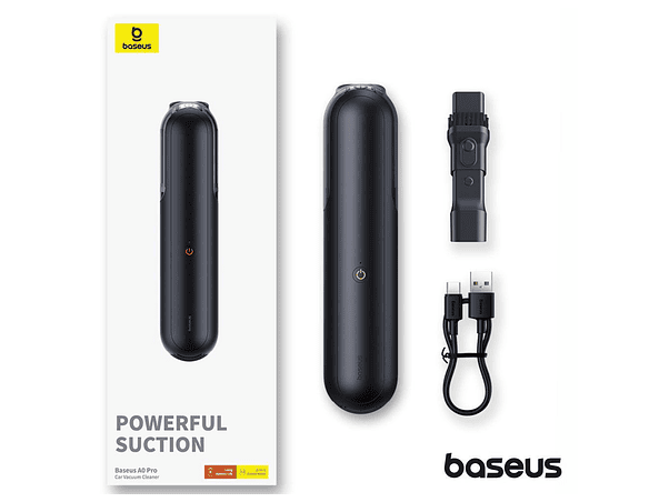 Aspirador Portátil A0 S/ Saco 30W 4000Pa Preto BASEUS 3
