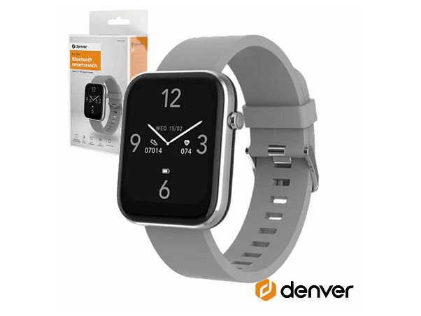 SmartWatch P/ Android iOS Cinza DENVER 1