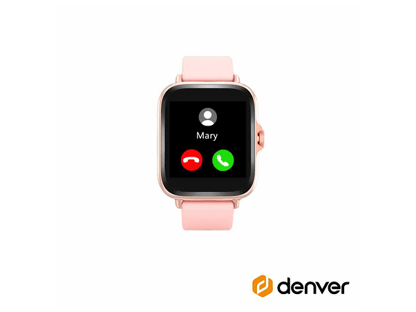 SmartWatch P/ Android iOS Rosa DENVER 3