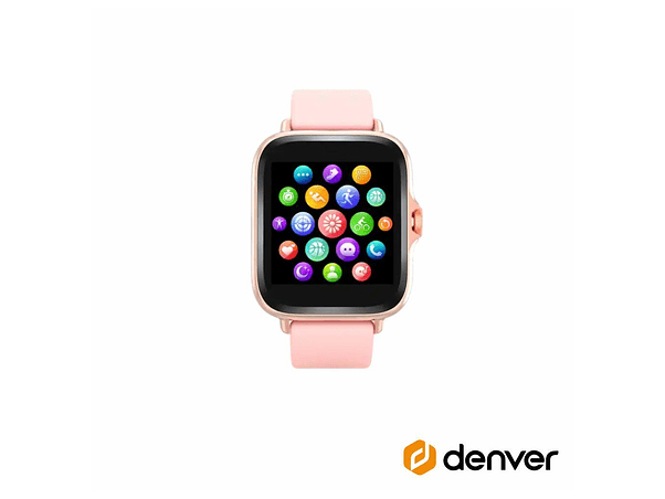 SmartWatch P/ Android iOS Rosa DENVER 2