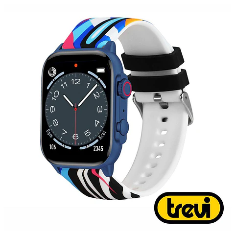SmartWatch AMOLED 1.95" P/ Android/IOS Branco TREVI