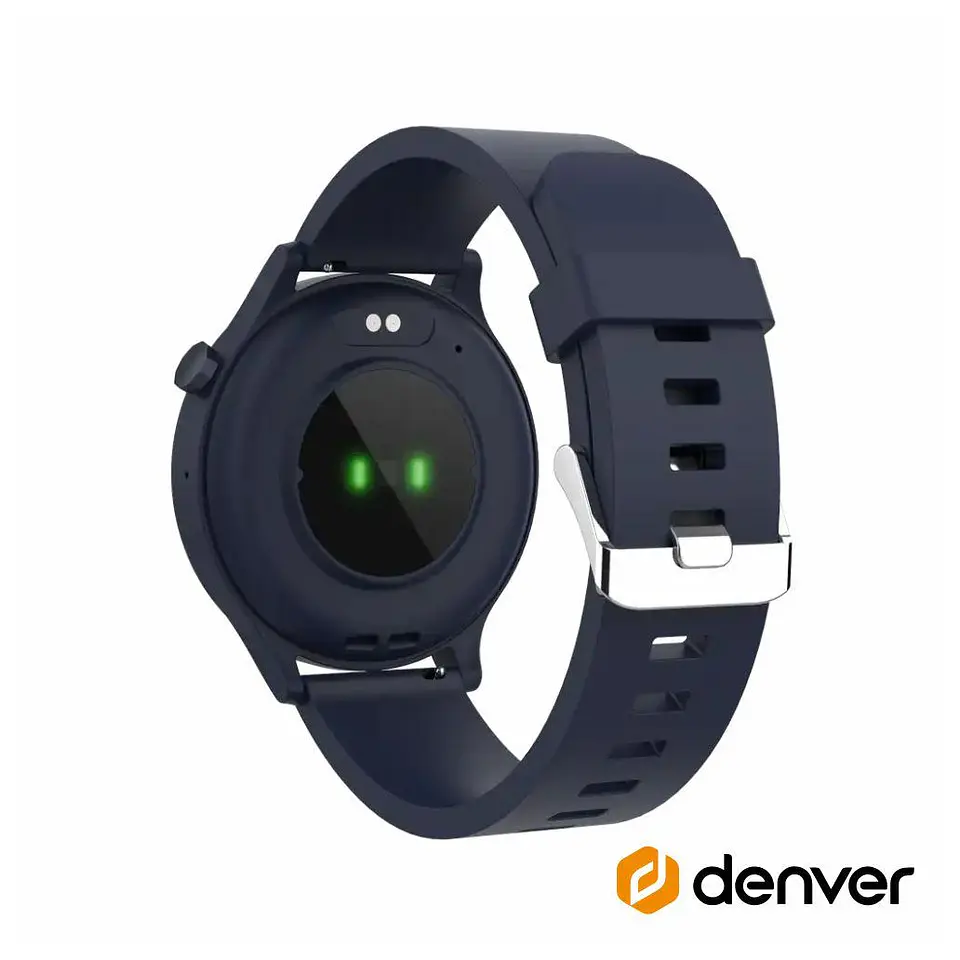 SmartWatch Multifunções P/ Android IOS Azul DENVER 2