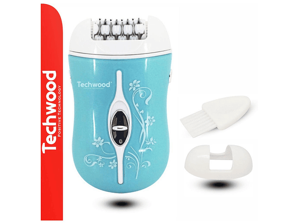 Depiladora Elétrica C/ Bateria e Escova TECHWOOD 1