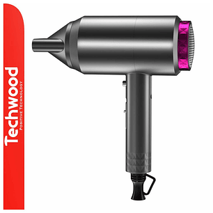 Secador de Cabelo 2200W Preto TECHWOOD