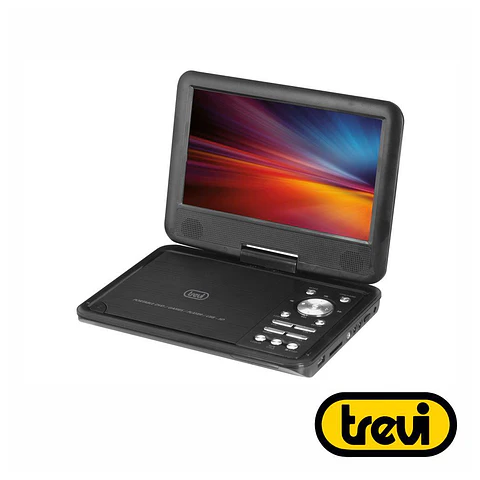 Leitor DVD Portátil 9" C/ LCD USB/SD TREVI