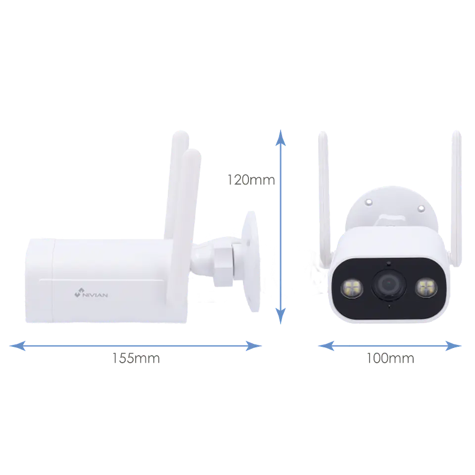 Câmara Wifi NIVIAN NVS-IPC-02-L 2
