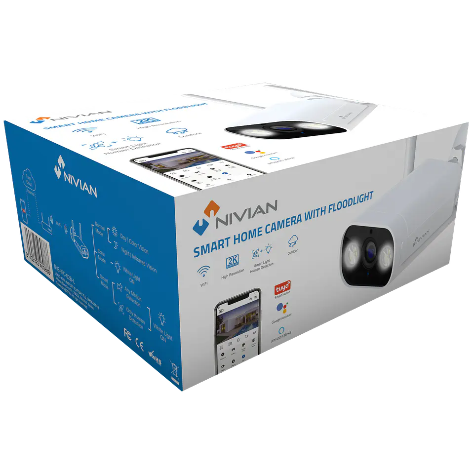 Câmara Wifi NIVIAN NVS-IPC-02-L 5