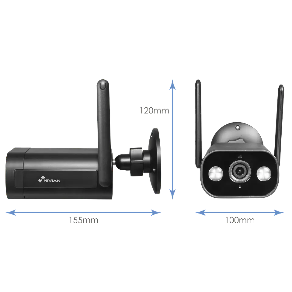 Câmara Wifi NIVIAN NVS-IPC-02B-L 2
