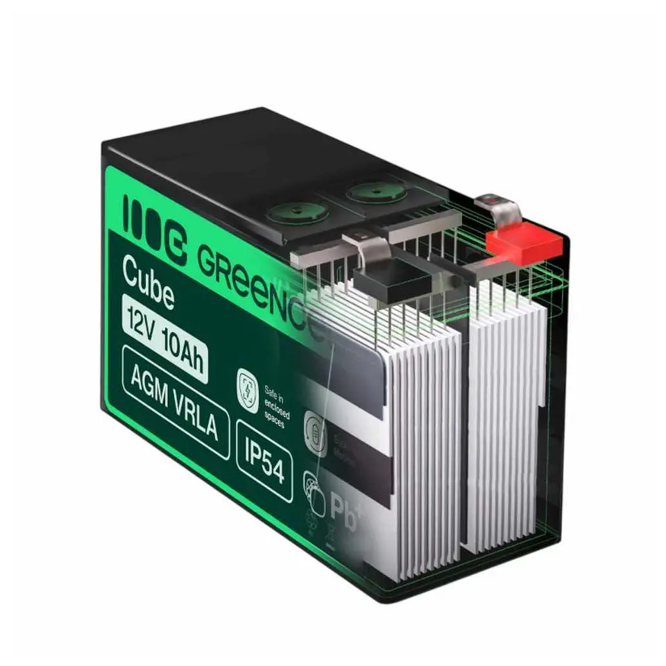 Bateria Chumbo Gel AGM 12V 7.2A GREEN CELL 3