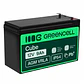 Bateria Chumbo Gel AGM 12V 9A GREEN CELL - Thumbnail 1