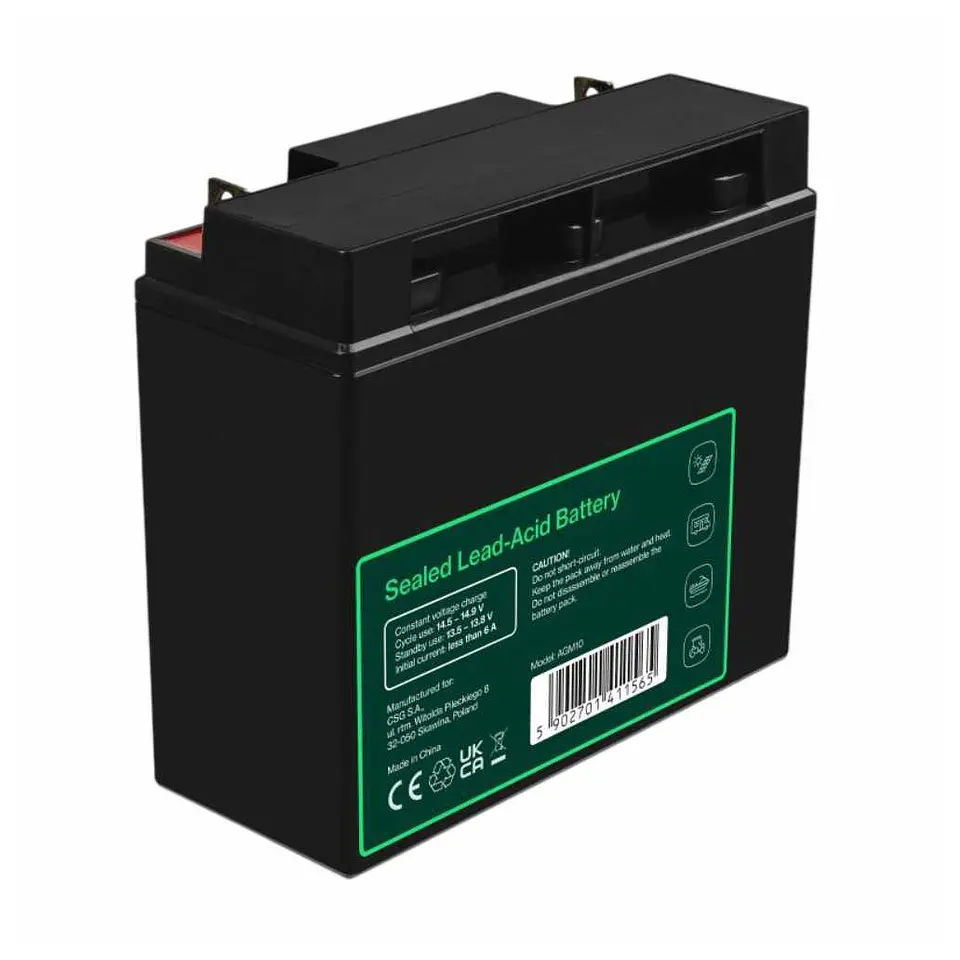 Bateria Chumbo Gel AGM 12V 20A GREEN CELL 3