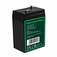Bateria Chumbo Gel AGM 6V 5A GREEN CELL - Thumbnail 3