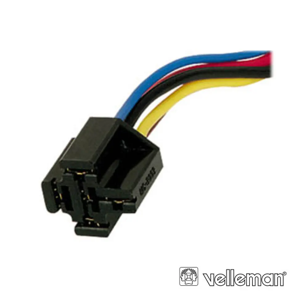 SUPORTE P/ RELÉ DE AUTOMÓVEL - COM CABO 1