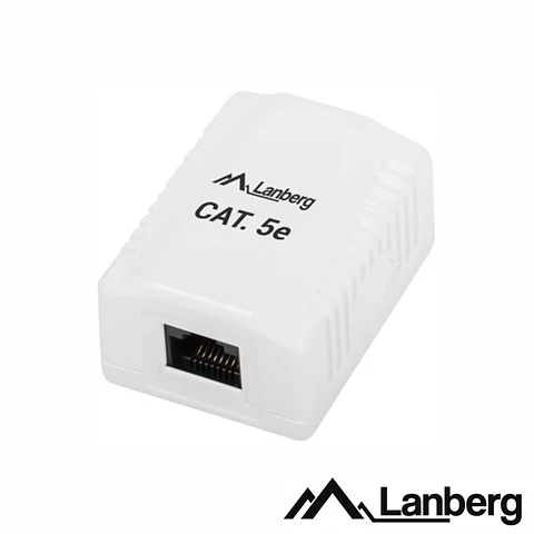 Tomada de Superfície RJ45 COM 1 Saída LANBERG