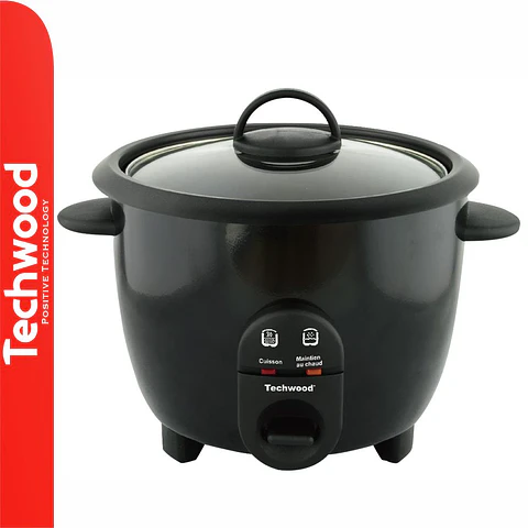 Panela Elétrica P/ Arroz 1L 400W Preto TECHWOOD