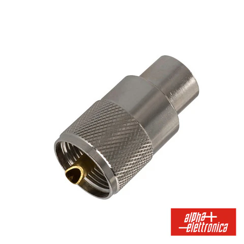 FICHA UHF MACHO P/ SOLDAR