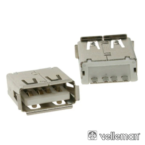 FICHA USB-A FÊMEA SIMPLES 180Â° P/ CI