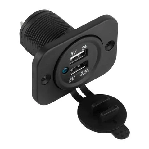 Tomada USB Dupla De Embutir