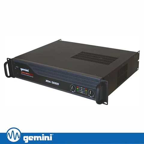 Amplificador Áudio 19" 5000W 2 Canais GEMINI