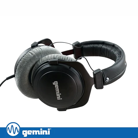 Auscultadores DJ PRO Preto GEMINI