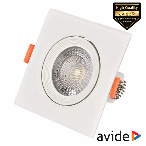Painel LEDS Quadrado 7W 90mm 6400K 570lm AVIDE