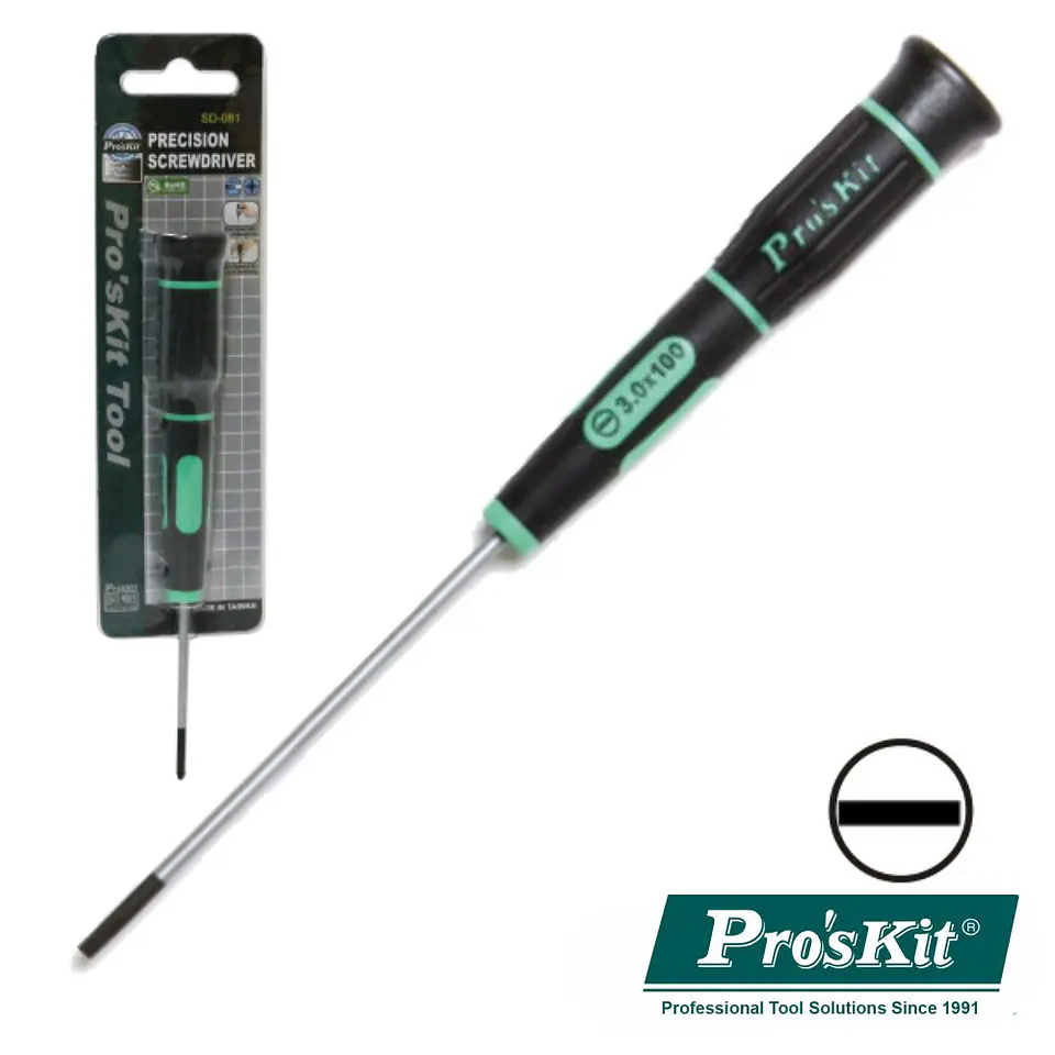 CHAVE DE FENDAS 3X100MM DE PRECISÃO PROSKIT 1