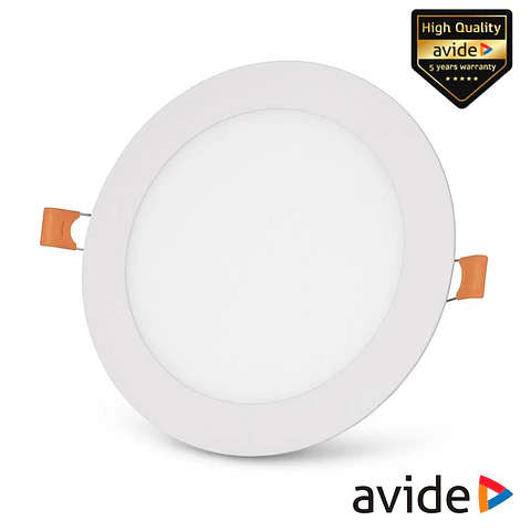 Painel LEDS Redondo 12W CCT 167mm 950lm IP44 AVIDE