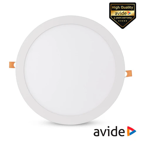 Painel LEDS Redondo 24W CCT 296mm 2000lm IP44 AVIDE