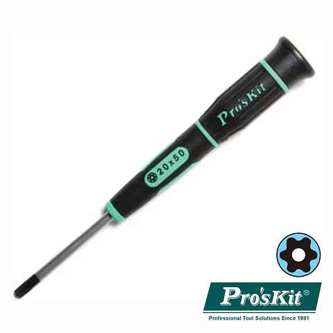 Chave Torx COM Furo T20H de Precisão PROSKIT