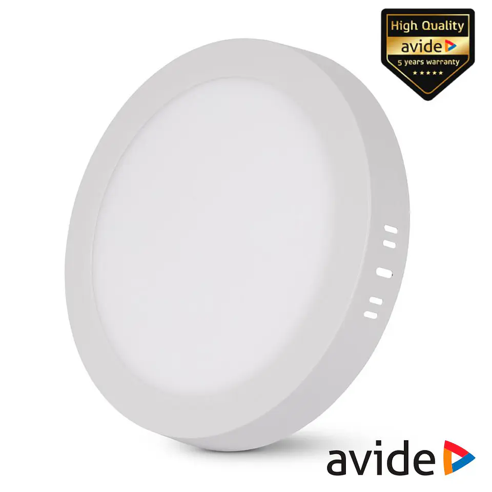 Painel Leds Redondo Superfície 18W 231mm CCT AVIDE 1