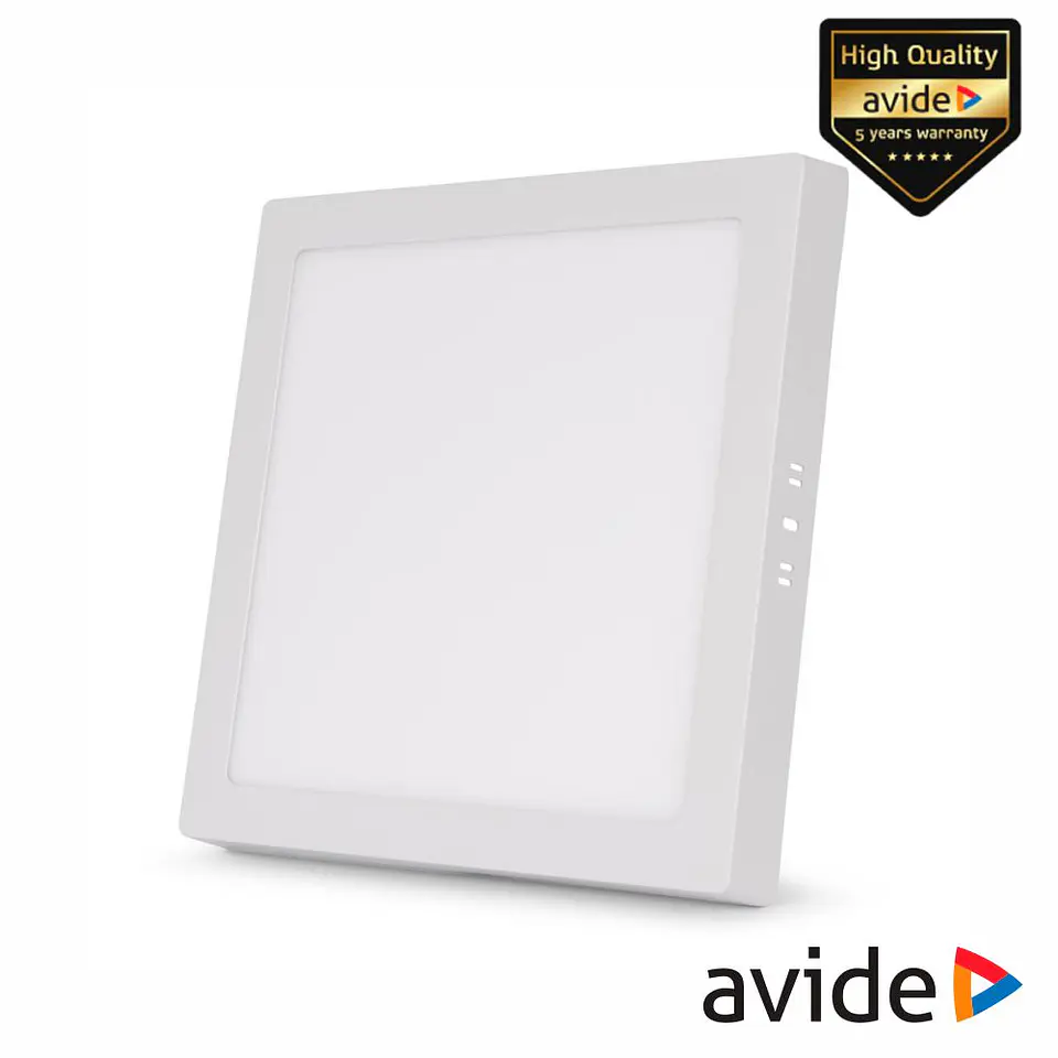 Painel Leds Quadrado CCT Superfície  24W 307mm 2000lm AVIDE 1