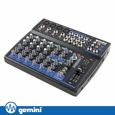 Mesa De Mistura 12 Canais USB/BT/Phantom GEMINI