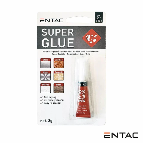 Tubo Super Cola Adesiva Multiusos 3G B1 ENTAC
