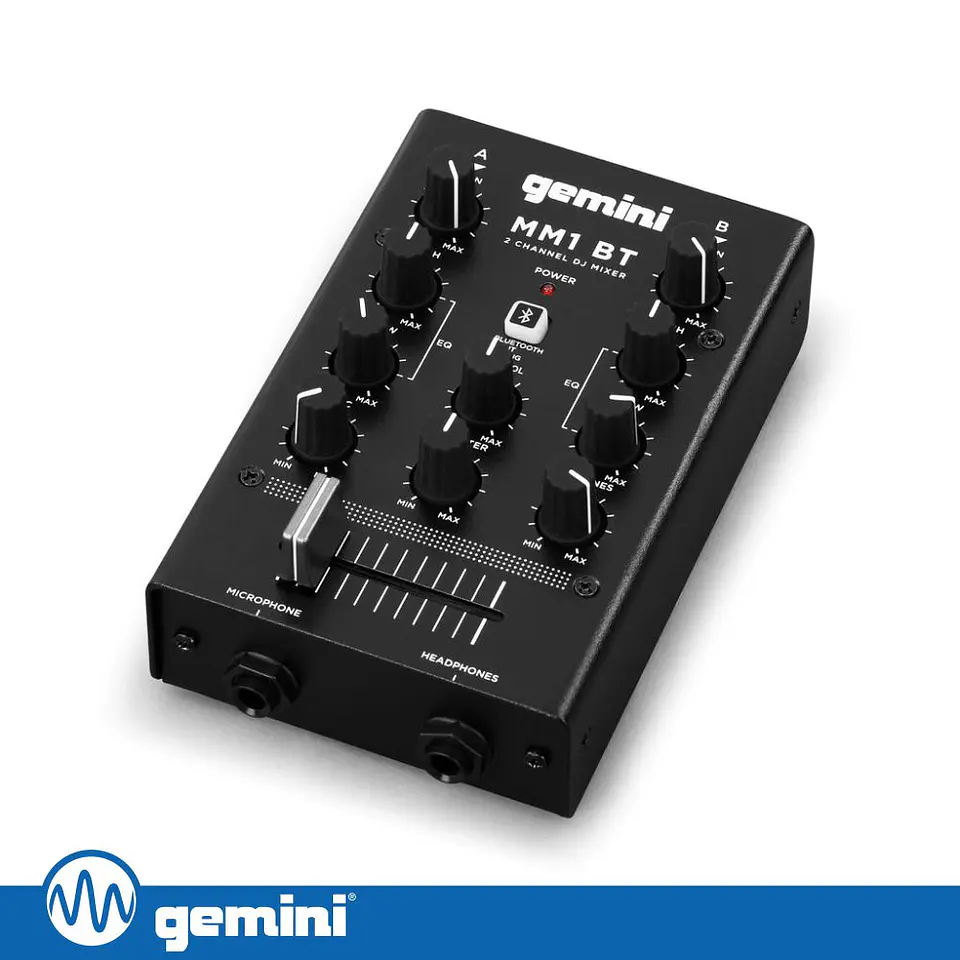 Mesa De Mistura 2 Canais Rec Bluetooth GEMINI 1