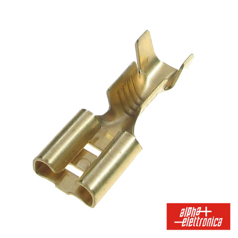 TERMINAL FASTON FÊMEA 6.3X8MM BRONZE