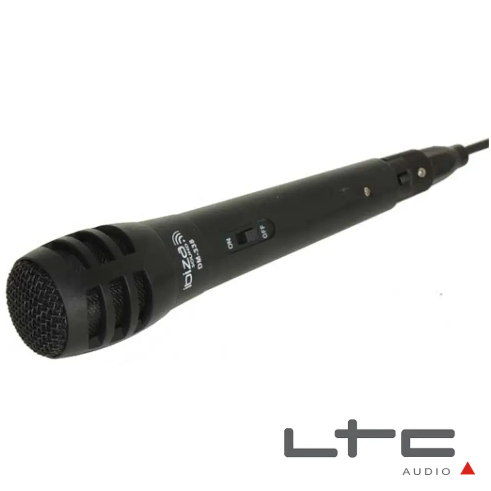 MICROFONE DINÂMICO UNIDIRECIONAL COM CABO 100HZ-13KHZ LTC 1